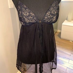 Hot hot hot black  lingerie never worn